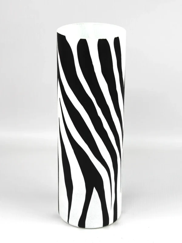 table black&white art decorative glass vase 7856/300/sh224 - Image 2