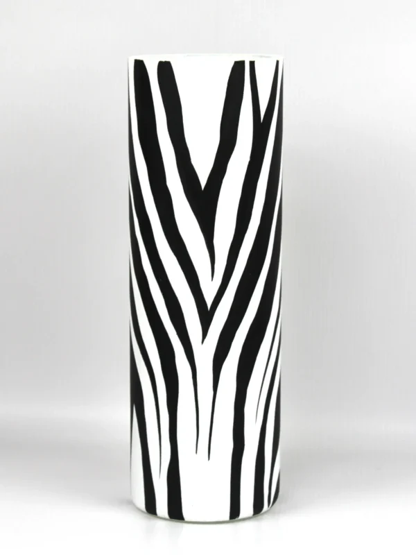 table black&white art decorative glass vase 7856/300/sh224 - Image 3