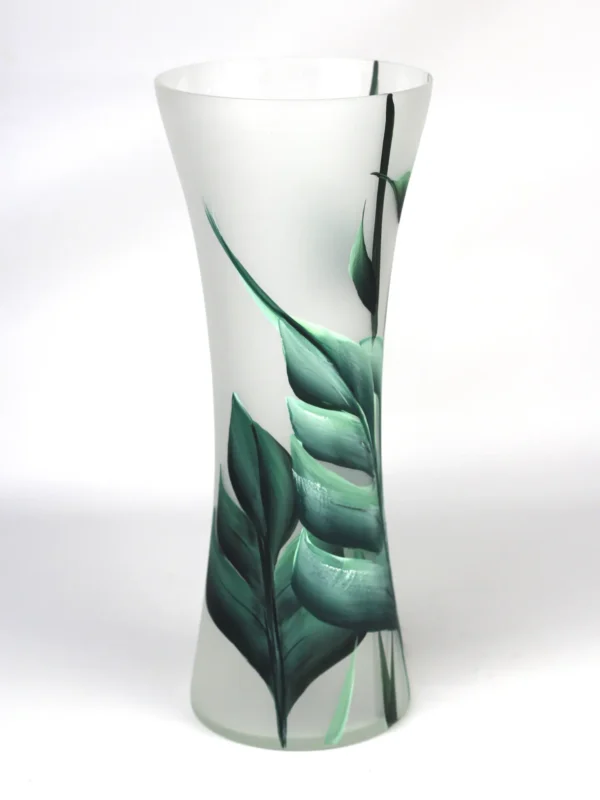 floor green art decorative glass vase 7756/360/sh338 - Image 2