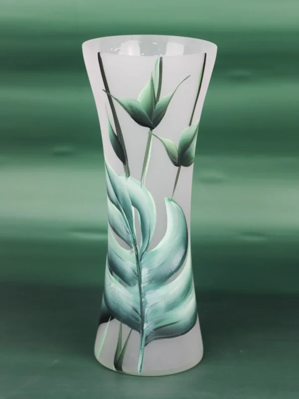 floor green art decorative glass vase 7756/360/sh338 - Image 3