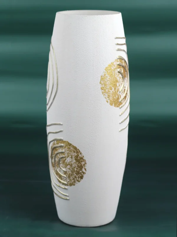 floor ivory art decorative glass vase 7124/400/sh339.1 - Image 3