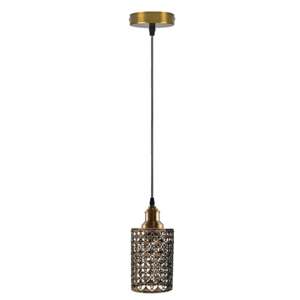 Vintage Metal Cage Retro Industrial Pendant Ceiling Lamp Light~1316 - Image 8