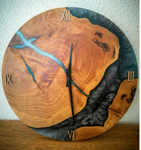 Resin Art Wall Clock