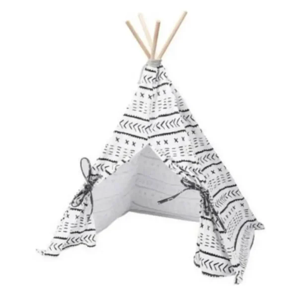 Pets Collection Pet Tent Tipi Canvas 56x56x74 cm - Image 3