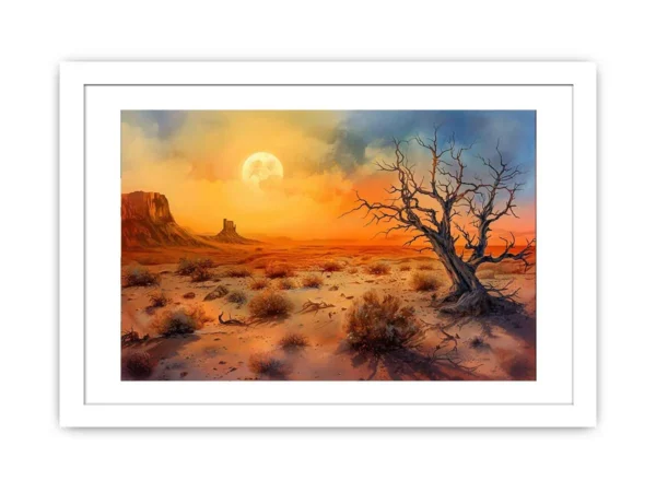 Desert Sun Art Framed Print - Image 2