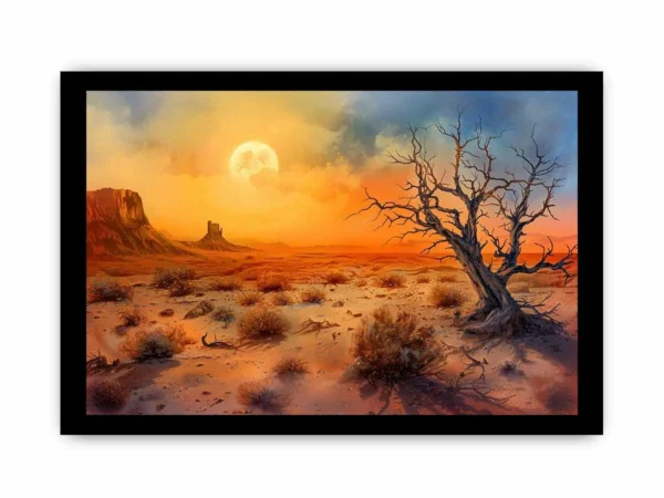 Desert Sun Art Framed Print - Image 3