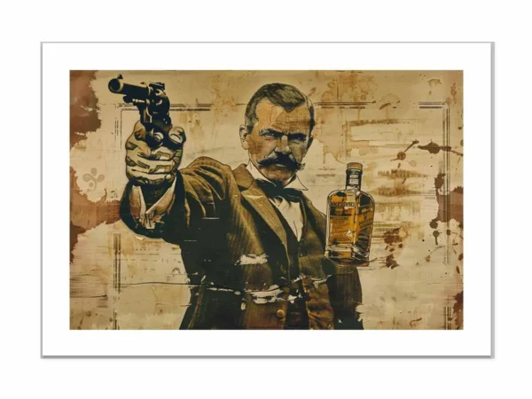 Vintage whiskey Wall Art - Image 4