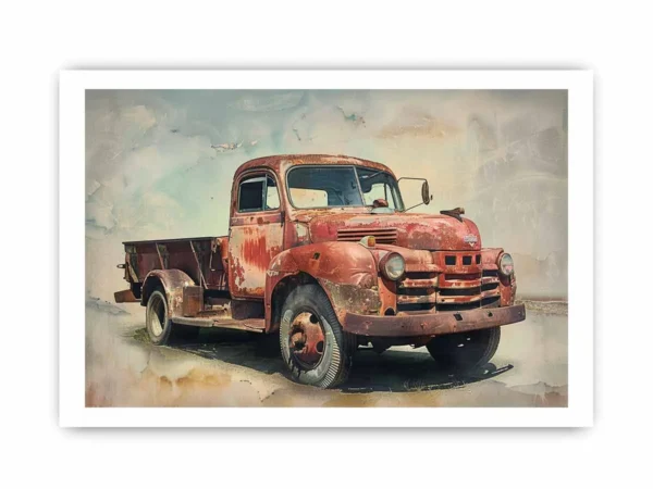 Vinatge Truck Framed Print - Image 4