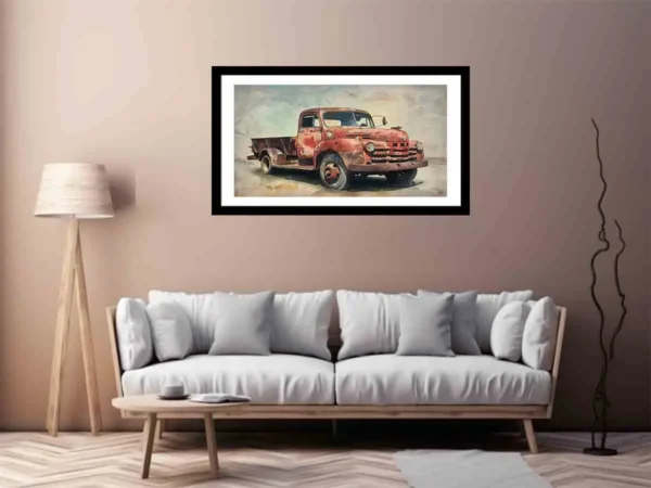 Vinatge Truck Framed Print - Image 6