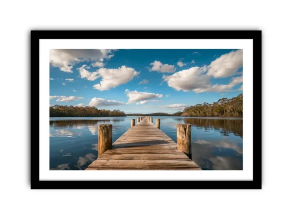 Sea jetty Print