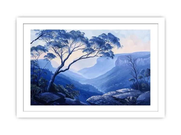 Blue Mountians Framed Print - Image 2