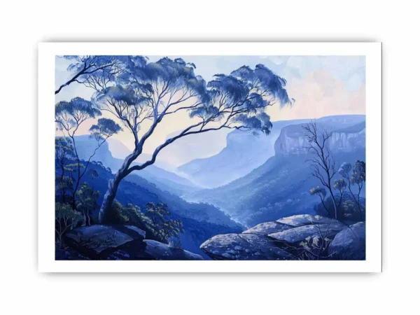 Blue Mountians Framed Print - Image 4