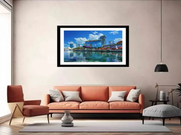 Darling Harbour Sydney Framed Art - Image 5