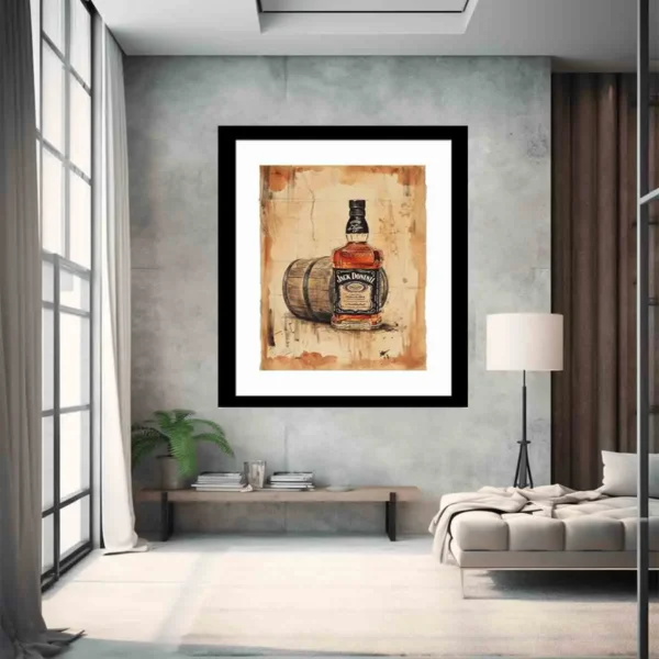 Vintage Whiskey Framed Print - Image 6