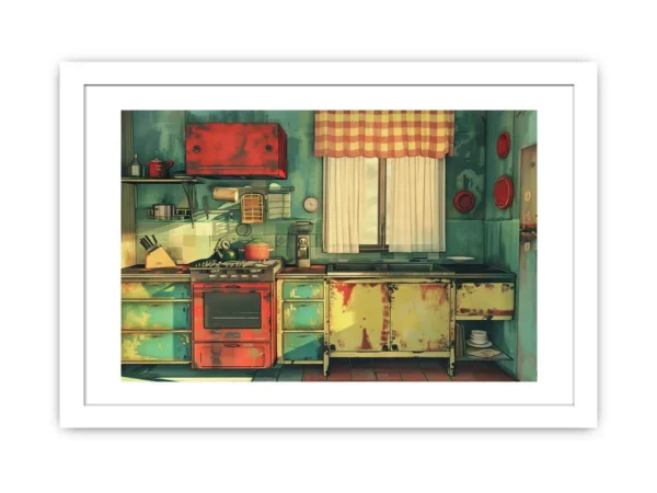 Vintage Kitchen Framed Print - Image 2