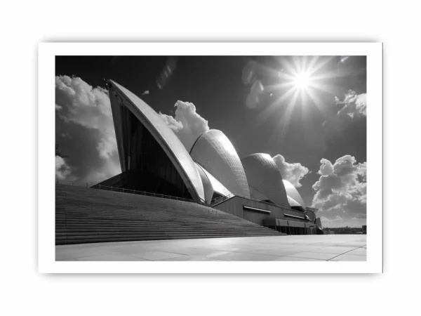 Opera House Black and white Framed Print - Image 5