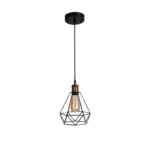 Diamond Cage Pendant Light Ceiling Hanging Light Fixture ~4152 - Image 2