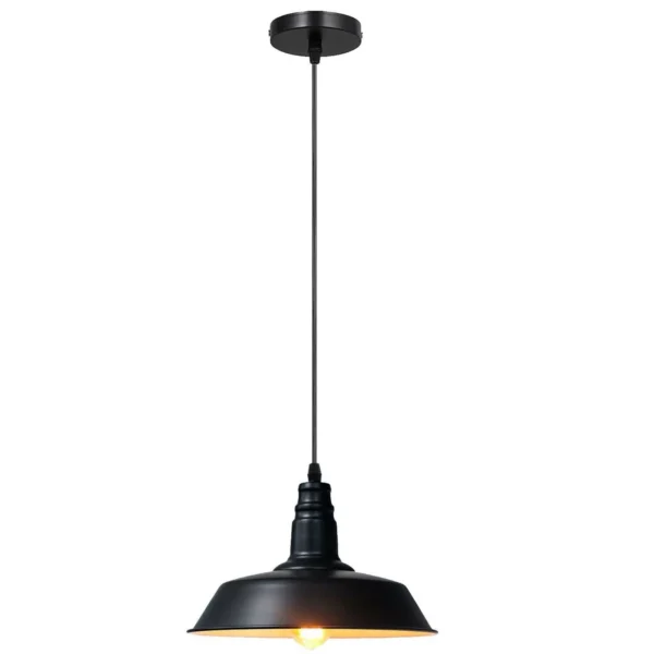 Modern adjustable Hanging bowl Black pendant Lamp E27 holder~4009 - Image 3