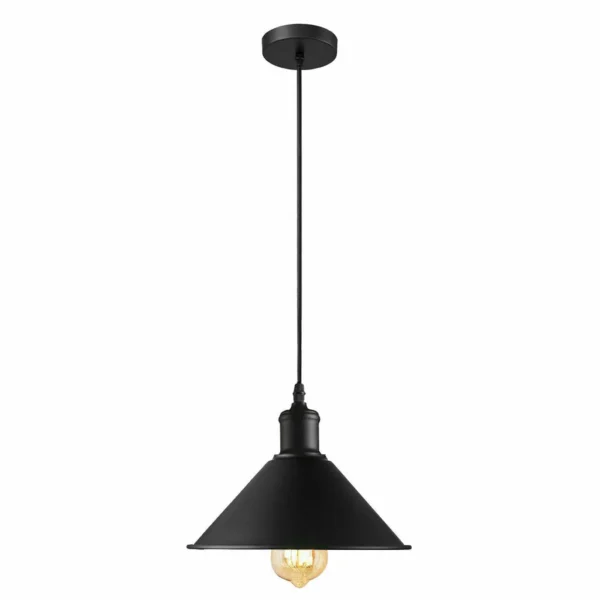 Black Pendant Lamp Industrial style Decorative Ceiling lamp~1542 - Image 4