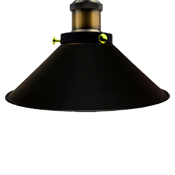 Pendant Light Vintage Flat Black Lamp Shades~3203 - Image 6