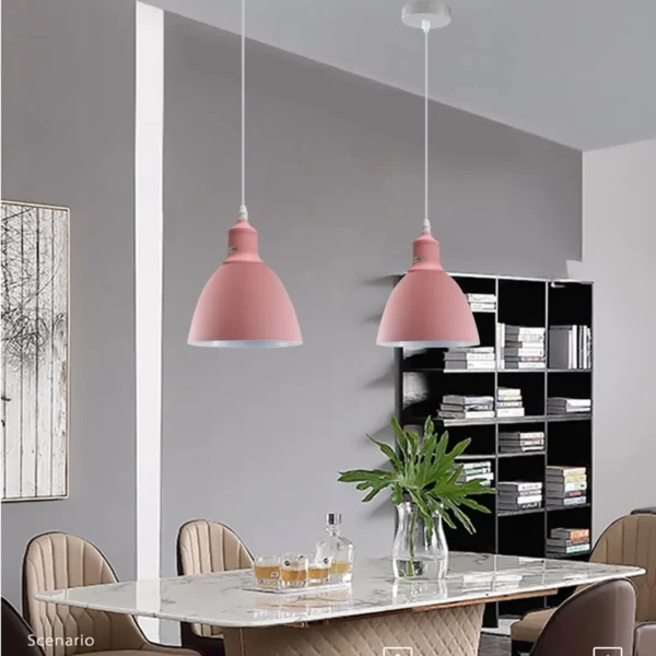 Industrial Vintage Retro adjustable Ceiling various colours Pendant Light with E27 Uk Holder~4033 - Image 90