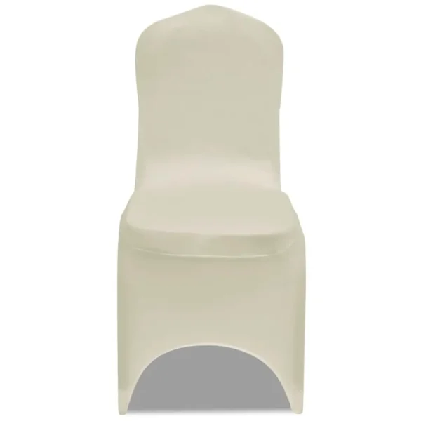 Chair Cover Stretch Cream 6 pcs - Image 3