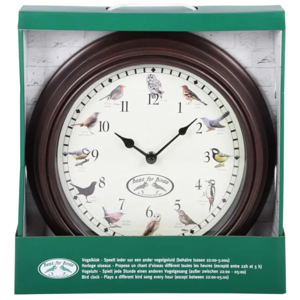 Esschert Design Clock with Birdsounds - Image 2