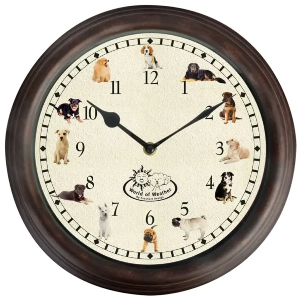 Esschert Design Clock with Dog Sounds - Image 2