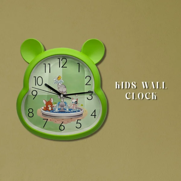 Bear Shaped Wall Clock for Children's Room with Quartz Movement~5169 - Image 8