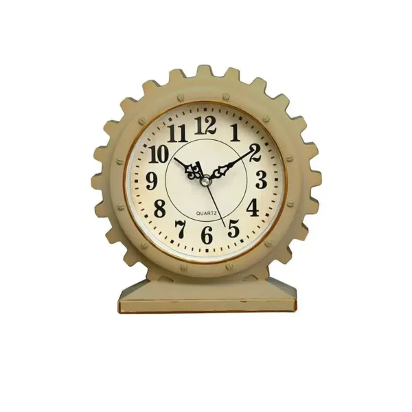 Mechanical Pattern Ticking Mantel Table Top Clock ~ 5179 - Image 5