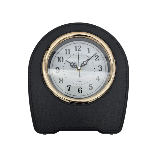 Indoor Mantel Leather Living Room Desktop Table Clock~5401 - Image 7