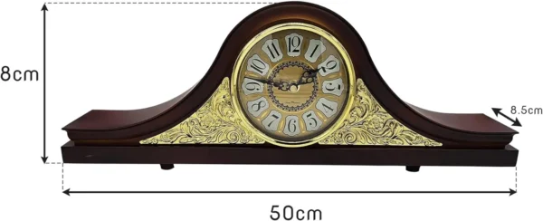 Silent Napoleon Hat Mantel Clock-Tabletop or Shelf Decor ~5181 - Image 8