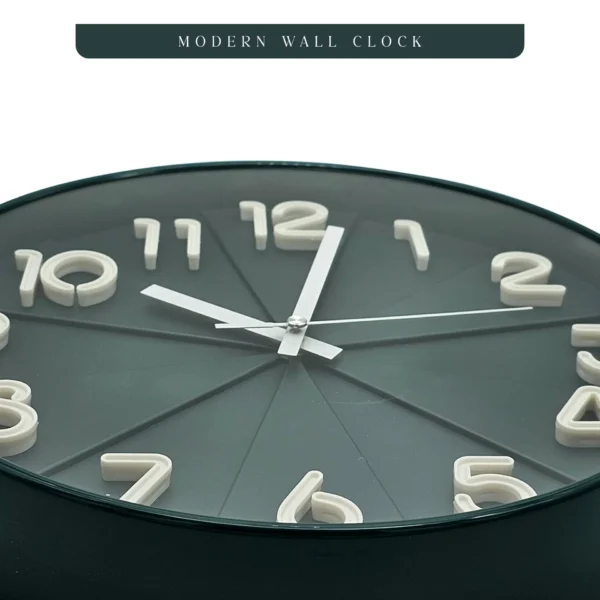 Round Creative Fashion Silent Wall Clock Non-Ticking Noises ~5397 - Image 10