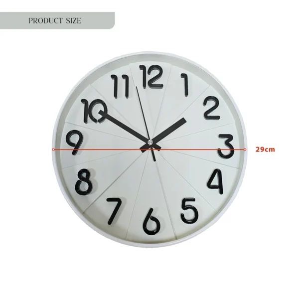 Round Creative Fashion Silent Wall Clock Non-Ticking Noises ~5397 - Image 18