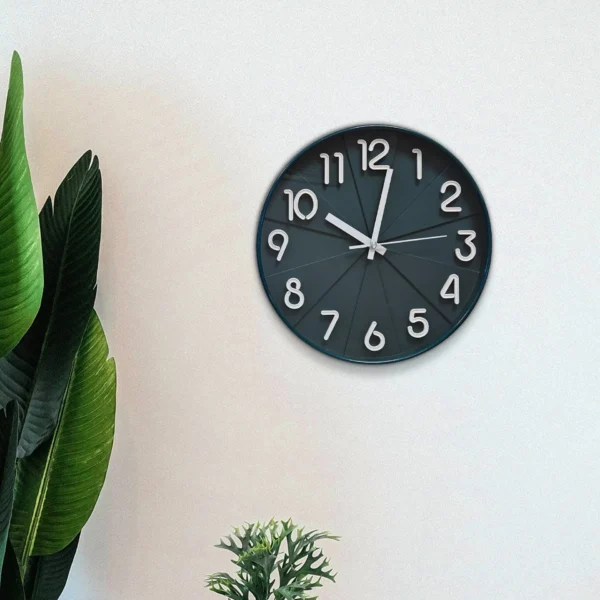 Round Creative Fashion Silent Wall Clock Non-Ticking Noises ~5397 - Image 6