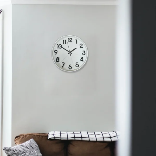 Round Creative Fashion Silent Wall Clock Non-Ticking Noises ~5397 - Image 15