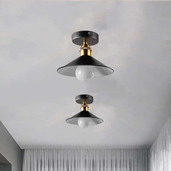 Ceiling Light Round Cone Down Lights Bathroom Kitchen Living Room Ceiling Lamp~1349 - Image 4