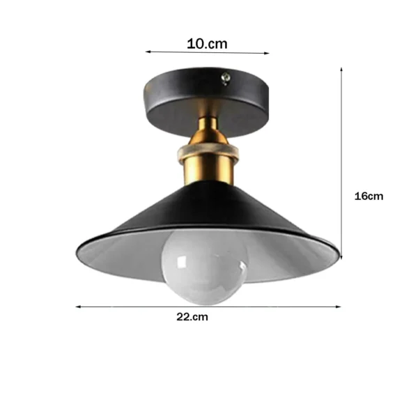 Ceiling Light Round Cone Down Lights Bathroom Kitchen Living Room Ceiling Lamp~1349 - Image 7