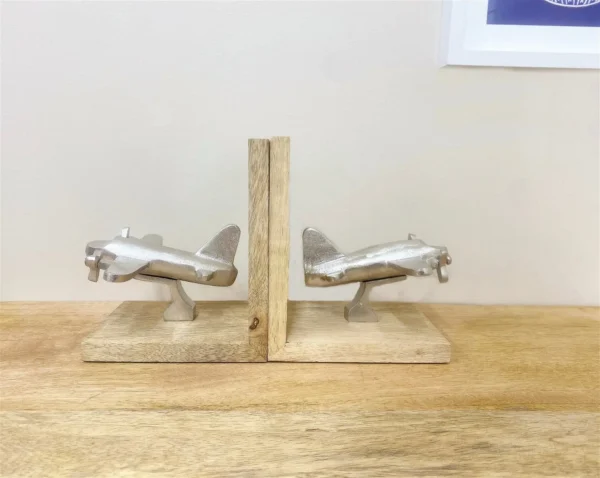 Set of Two Aeroplane Bookends - Image 4