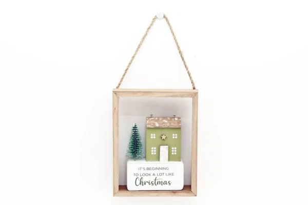 Christmas House Hanging Decoration 15cm