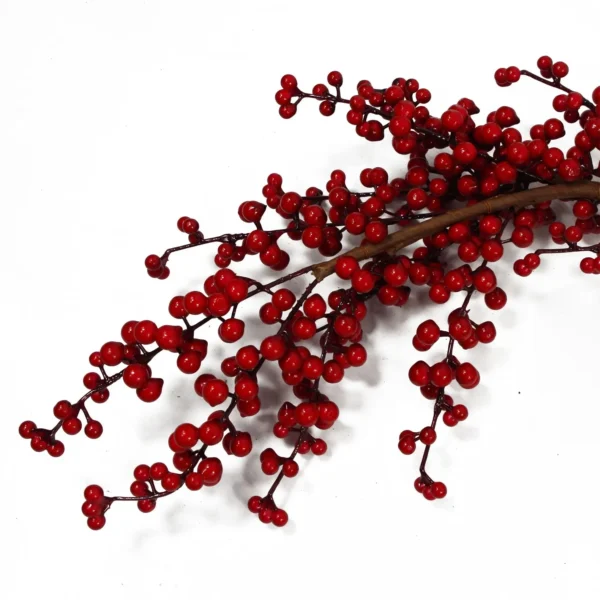 150cm Luxury Christmas Red Berry Floristry Garland - Image 4