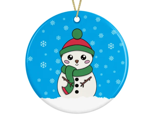 Cute Snowman Christmas Tree Decoration - Image 2