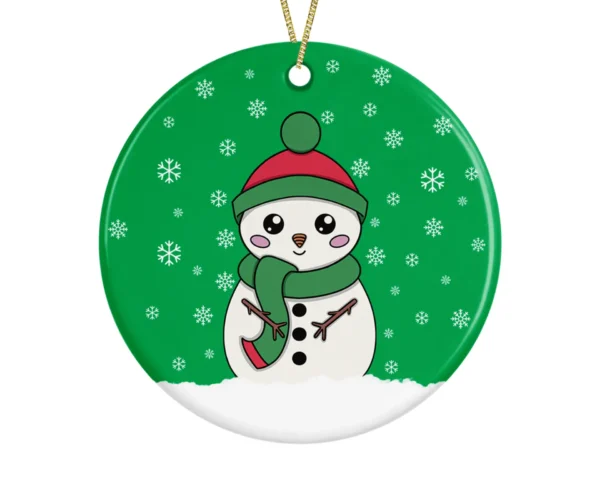 Cute Snowman Christmas Tree Decoration - Image 3