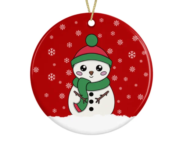 Cute Snowman Christmas Tree Decoration - Image 5