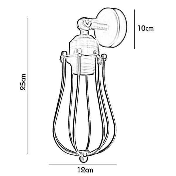 Balloon Wire Cage Lighting Lampshade~2839 - Image 5