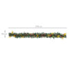 HOMCOM 2.7M Artificial Christmas Garland w/ Pine Cones Decorations Seasonal Style Beauty Home Fireplace Doors - Image 2