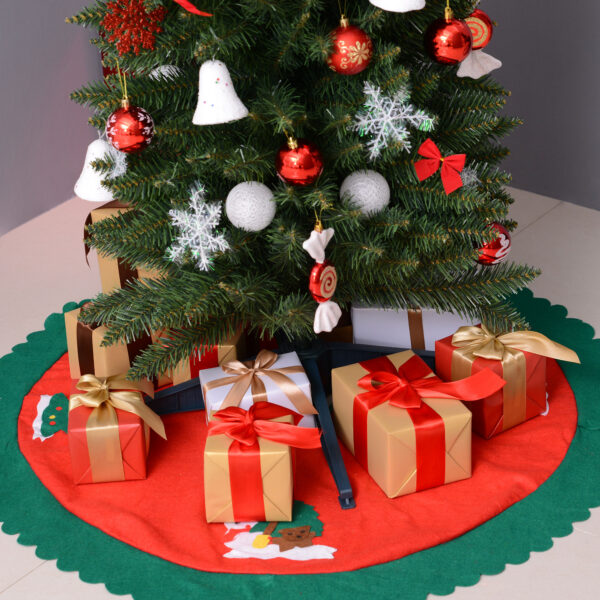 HOMCOM 7ft Unlit Artificial Christmas Tree, Pencil Slim Xmas Tree with Solid Stand and Realistic Branches, Green - Image 8