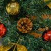 HOMCOM 2.7M Artificial Christmas Garland w/ Pine Cones Decorations Seasonal Style Beauty Home Fireplace Doors - Image 8