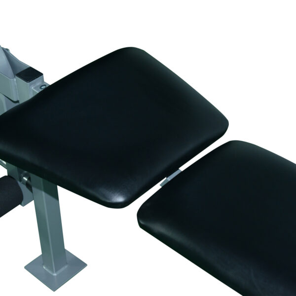 HOMCOM 4-Levels Adjustable Weight Bench Fitness Equipment with Barbell Rack-Black - Image 7