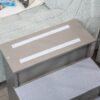 PawHut 4 Step Wooden Dog Steps Pet Stairs for Dogs, Cat Ladder for Bed Couch with Non-Slip Carpet 40 x 59 x 54.2 cm, Grey - Image 7